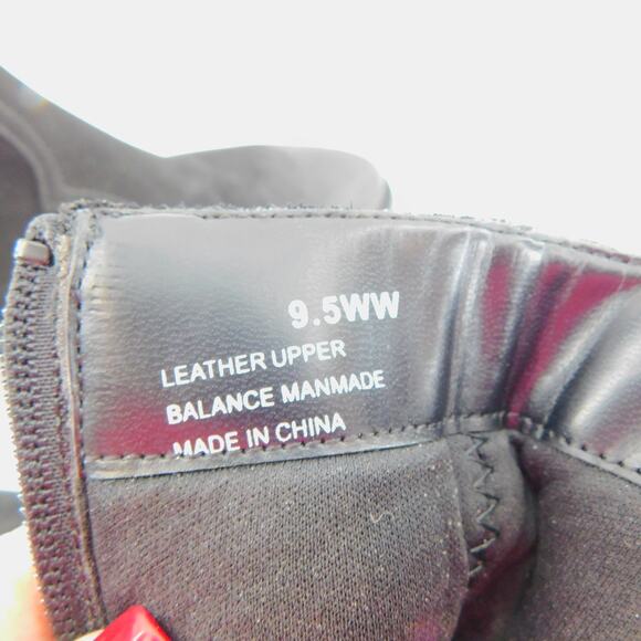 David Tate Baya Western Black Leather Bootie Women's Size 9.5 Wide - Picture 10 of 12